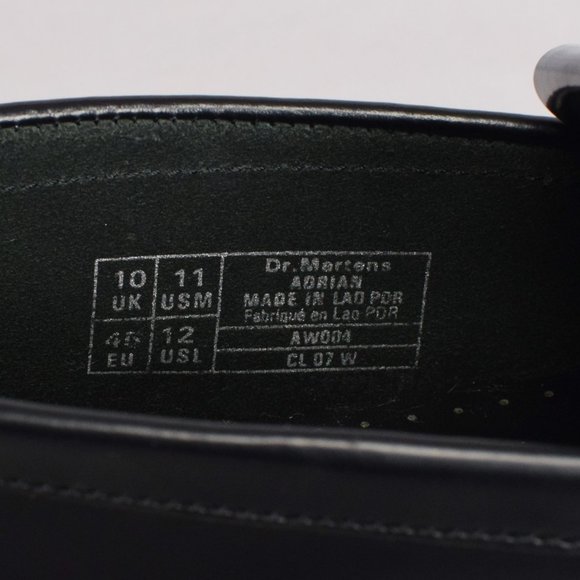 NEW IN BOX Black Dr. Martens "Adrian" Smooth Leather Tassel Loafers - Picture 9 of 9